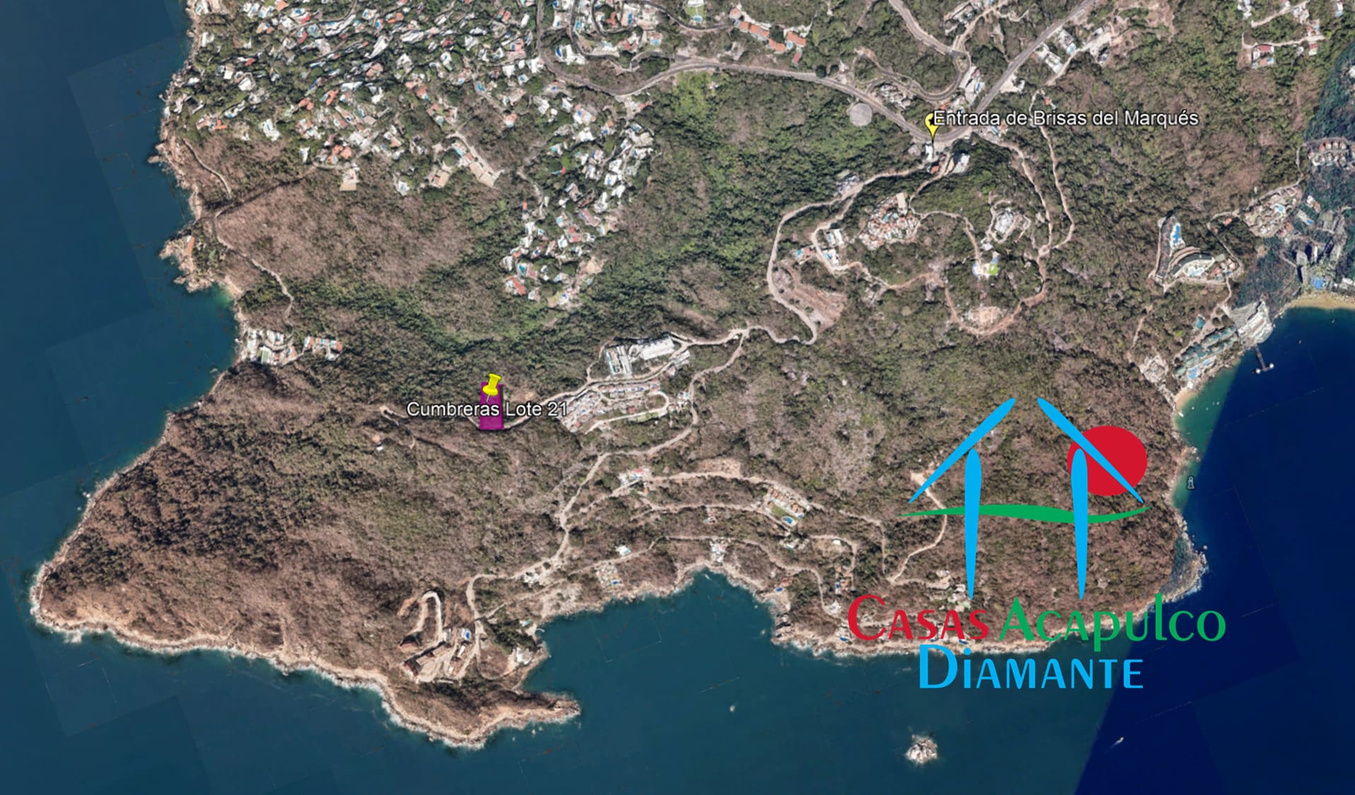 Terreno Brisas del Marqués Cumbreras Lote 21 - Ubicación satelital y entorno 2